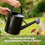 1 Gallon Watering Can for Outdoor&Indoor Plants，Black - Image 4