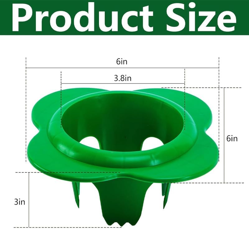 (6-Pieces) Sprinkler Head Cover Protector - Guard for In-Ground Irrigation, Anti-Crush Shield for Mowers & Foot - Image 2