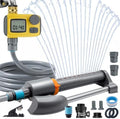 Oscillating Sprinkler with Smart Timer for Lawn and Garden Watering by Deepoter