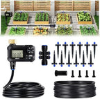 HIRALIY 50FT Automatic Drip Irrigation Kit with Timer by HIRALIY