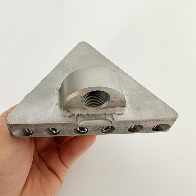 3D High Pressure Sewer & Floor Cleaning Nozzle 6 Rear Holes Professional Bottom Cleaner for Municipal Drainage & Heavy-Duty Dredging(M18male 60L) - Image 3