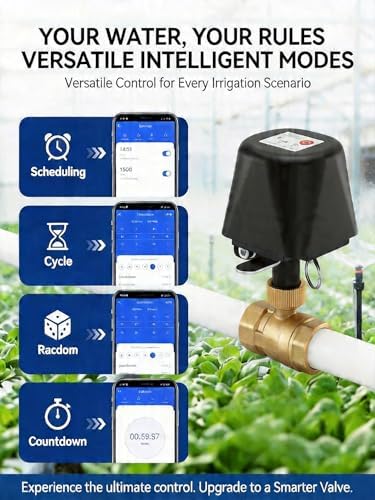 Smart Wifi Water Valve, Motorized Ball Valve, App Comtrol, Brass - Image 5