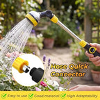 Hushee 4 Pcs Garden Watering Wand, 18.5 Inch Hose Watering Wand with 180° Rotating Head, Thumb Flow Control, 8 Spray Patterns, Garden Hose Nozzle Sprayer for Lawn, Plants, Car Wash - Image 5