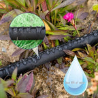 Soaker Hose 50FT 1 Pack, Thickened Flat Drip Irrigation Hose, Save 80% Water, Leak-Free Design Watering Hose for Garden Lawn Flower Bed Vegetable Field 50ft - Image 5