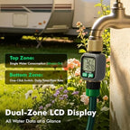 RESTMO Water Flow Meter with Dual Zone Display Screen, Brass Water Meter - Image 2