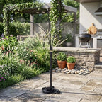 Adjustable Standing Misting Cooling System with 26.2ft Hose, 4 Brass - Image 2