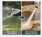Heavy Duty Hose Nozzle, Metal Garden Water Hose Sprayer - Image 4