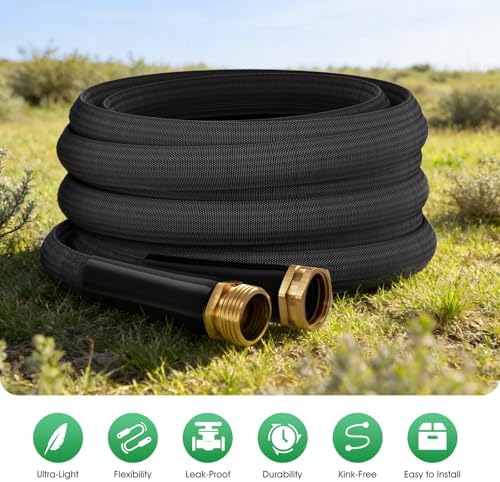 Garden Hose 50FT, Non-Expanding Water Hose Ultra Lightweight - Image 3