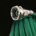 Flexon H2Zero 50 ft Lightweight Fabric Garden Hose – Ultra-Flexible, High-Strength 750 PSI Fabric Hose with Crush-Proof Nickel Plated Couplings – Easy-Carry, Kink-Resistant Lawn & Garden Watering Hose - Image 3