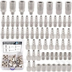 67Pcs Air Hose Coupler and Plug Kit,1/4 Inch NPT by Ailbiuko