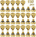 KUWAN 0.016" Orifice (0.4mm) Thread UNC 10/24 Brass Misting Nozzles 150PCS by KUWAN