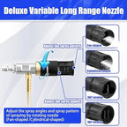 FIXFANS Adjustable Pressure Washer Long Range Nozzle 2-2.5GPM, 2000-3000PSI - Image 5