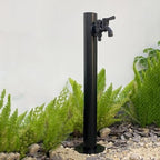 Stainless Steel Outdoor Faucet & Hose Stand Vertical Garden Water Column Freestanding FloorMounted Tap Durable Fountain Feature for Patio & Yard (Color: A) by Unknown