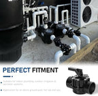 4716 2-Port 2 Inch to 2.5 Inch Diverter Valve Replace Part for 2 Way Positive Seal Diverter Valve Compatible with Ground Pool, Tub & Spa System - Image 4