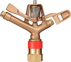 RK-40F 1" FNPT Brass Impact Sprinkler with Nozzles - 9/32" x 3/16", NPT Female, 40.6 GSM Maximum Flow Rate by Unknown