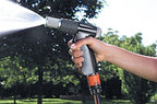 Claber 9567 Metal-Jet Garden Hose Nozzle,Black, Orange, Chrome - Image 2