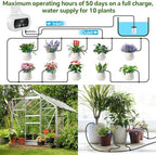 Automatic Watering System with Self Plant Watering Devices,Indoor Watering System for Potted Plants with Customize Schedule Water Timer,USB Power for Indoor Plant Watering System - Image 4
