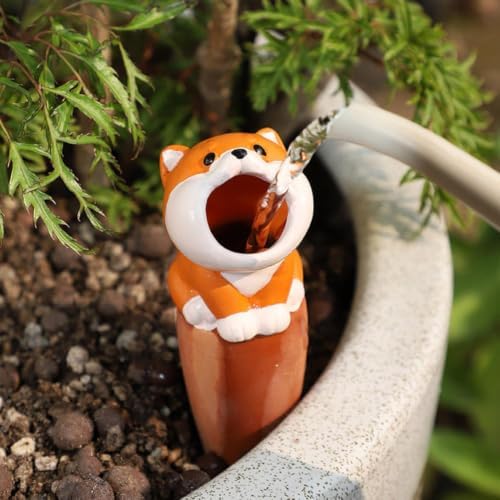 Terracotta Watering Spikes,6 Pack Animal Shape Self WateringPlant Devices, Cute Automatic Plant Waterer with Slow Release Watering Indoor&Outdoor Plant Care, Ideal for Vacation & Daily Use - Image 5