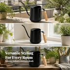 Stainless Steel Watering Can, Matte Black - Image 7