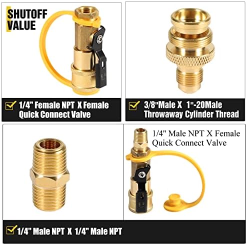 12FT rv quick connect propane hose,propane line with quick disconnect grill - Image 5