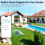 Insoma WiFi Water Timer for Garden Hose, Smart Sprinkler Timer, APP Remote Control WiFi Hose Timers, Voice Control with Alexa, Rain Delay and Manual Mode for Yard Lawn Watering - Image 7