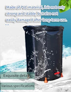 Foldable Rainwater Collection Barrel with Filter and Spigot - Portable Water Tank for Efficient Yard and Lawn Irrigation - Image 3