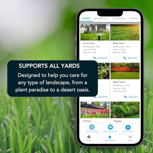 Rachio 3: Smart Sprinkler Controller, 16-Zone (Simple Auto Scheduling + Local Weather Intelligence. Save Water w/ Rain, Freeze & Wind Skip), Fast & Easy Install - Image 5
