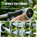 Telescoping Watering Wand with Thumb Control, 37-55 Inch Garden Hose Nozzle - Image 3