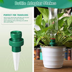 Patelai Terracotta Plant Watering Spikes Self to Use with Cola Bottles Houseplant Watering Stakes Automatic Irrigation System(15 Pack,White) - Image 6
