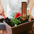 SiliFine 6 Sets Terracotta Watering Spikes,Green Clear Brown and Terracotta - Image 6