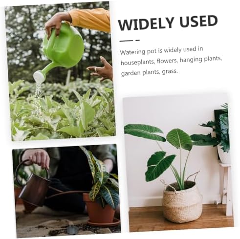 HANABASS 1200ml Long Spout Watering Can Indoor Plant Watering Can Metal Small for Indoor Plants (Silver) - Image 3