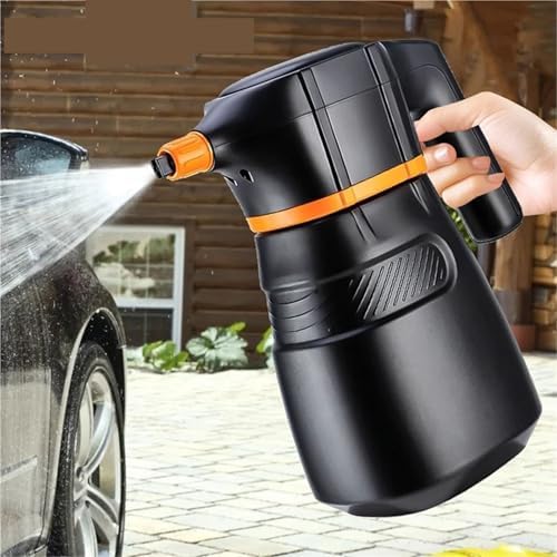 Foam Sprayer, Electric Foam Sprayer Car Wash Clean Detailing Snow High Pressure Water Gun Battery Powered for Can,Car Washing(White) - Image 4