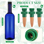 SiliFine 8 Set Plant Watering Devices Include Self Watering Spikes and 26 oz Plastic Bottles Plant Waterer Devices with Adjustable Control Valve Switch Indoor Outdoor (Blue) - Image 2