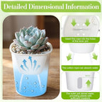 Ziliny 100 Pcs 3 Inch Self Watering Planters with Water Indicator - Image 3
