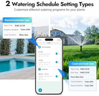 Insoma WiFi Water Timer for Garden Hose, Smart Sprinkler Timer, APP Remote Control WiFi Hose Timers, Voice Control with Alexa, Rain Delay and Manual Mode for Yard Lawn Watering - Image 4
