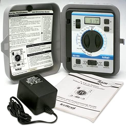 Irritrol Rain Dial RD900-INT-R 9 Station Indoor Irrigation Controller by BigFrogSupply