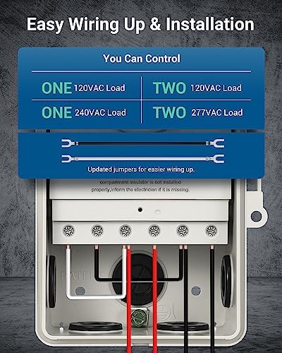 DEWENWILS Pool Pump Timer, Digital Timer Box, 2HP 40A 120-277 VAC, 7-Day 20 ON/Off Programmable Timer Switch for Water Heater, Pool Pump, SPA, Motor, ETL Listed - Image 5