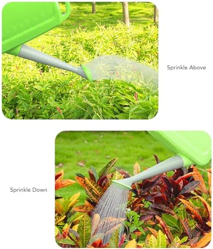 Watering Can, PP Long Spout Flower Watering Can, Garden Watering Pitcher Suitable for Indoor Outdoor Garden Flowers Plants (Green) - Image 4