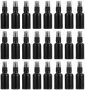 PATIKIL 1oz Glass Spray Bottles, 72pcs Nozzle Leak Proof Empty Water Mist Stream Sprayer for Cleaning Solutions Plants Hair, Black by PATIKIL