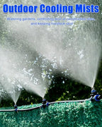 DIY Garden Misters for Cooling, Hanging Brass Drip Irrigation Sprinkler - Image 5