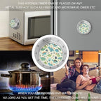 Mechanical Kitchen Timers for Cooking,Dinosaur Pattern Printed 60 Minute Magnetic Countdown Timer,Cute Cooking Timers with Alarm,Stainless Steel Time Timer Manual No Batteries Required - Image 4