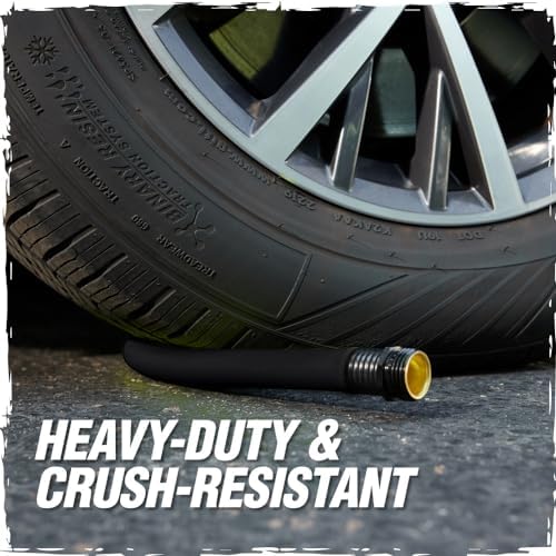 RUGGED RHINO Heavy Duty Garden Hose 75ft x 5/8in, Black and Orange - Image 6