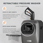 Giraffe Tools Grandfalls Pressure Washer G20B PRO, 2400 PSI 2.0 GPM and Garden Hose 100ft x 5/8",Customizable Rubber Hose,No Kink, Flexible - Image 5