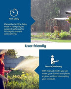 DEWENWILS Sprinkler Timer 4 Zone, with Rain Delay/Manual/AUTO Irrigation - Image 4