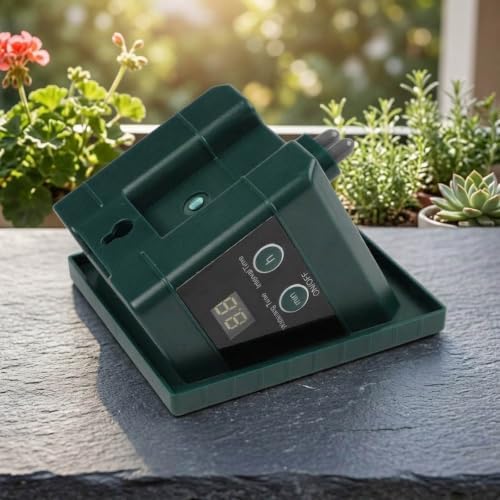Automatic Solar Irrigation System for Potted Plants, DIY Drip Watering Kit with 30 Timer Modes, 10m Hose and 10 Emitters for Patio Balcony Greenhouse with Solar Panel for battery Backup - Image 5