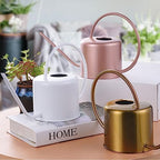 TITA-DONG 1.3L Watering Can for Indoor Plants,Long Spout Stainless Steel Plant Watering Can Copper Colored Watering Can for Indoor Potted Plant, Outdoor Indoor Garden, Plants - Image 6