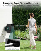 Retractable Garden Hose Reel 1/2 Inch x 100 ft,Automatic Slow Rewind System - Image 3