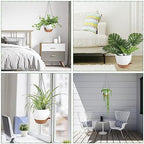 12 Inch Self Watering Hanging Planters for Indoor Outdoor Plants, 1 Pack - Image 6