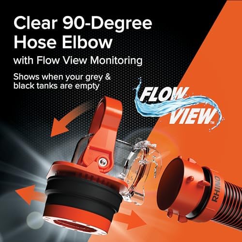 Camco Rhino RV Sewer Adapter PRO - Sewer Hose Elbow w/Drain Lock Adapter (Pack of 2) - Image 4