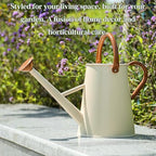 Metal Watering Can with Removable Spout, 1.5 Gallon Large Watering Cans for Plants, Galvanized Steel Gardening Water Can for Indoor & Outdoor Use, Watering Pot with Ergonomic Movable Handle(White) - Image 7